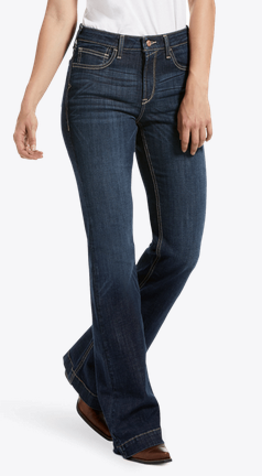 Ariat Womens High Rise Ella Slim Trouser Jeans